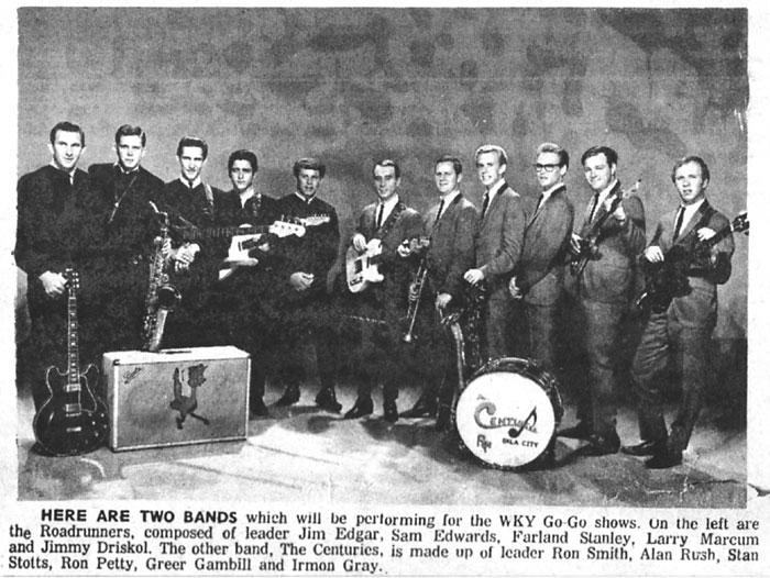 The Centuries with Jim Edgar and the Road Runners, WKY Go Go Show, September 1965