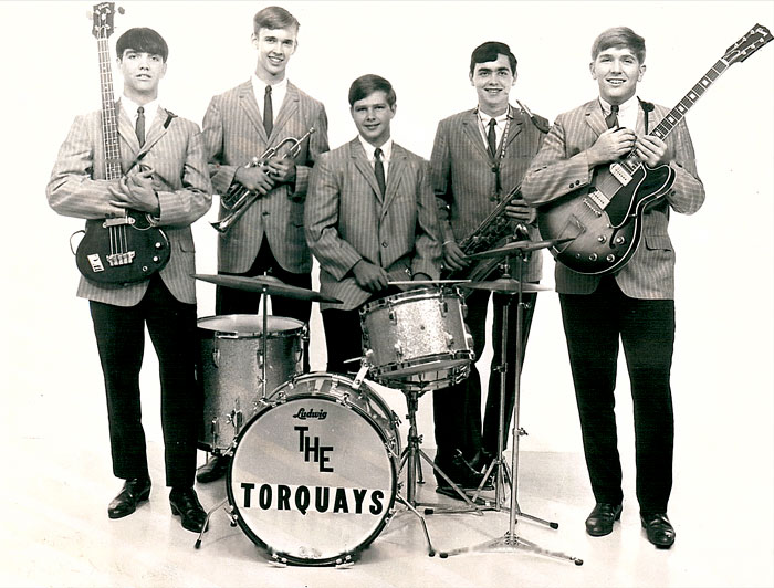 The Torquays, from left: Wendell Colbert, Barry Bicknell, Eugene Hayes, Steve Salord and Dale Aston