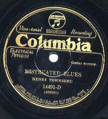 Henry Townsend Columbia 14491-D Mistreated Blues