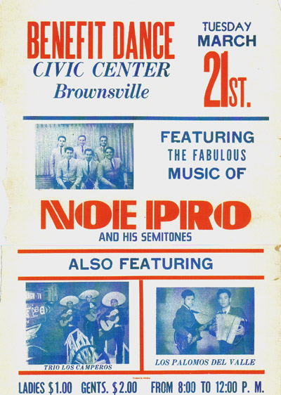 Noe Pro and His Semitones Brownsville Civic Center