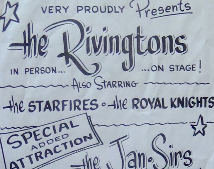 Rivingtons, Starfires, Royal Knights and Jan-Sirs at Retail Clerks Auditorium 1965 Oct 22