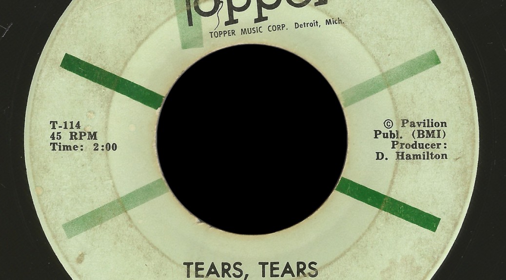 Decisions Topper 45 Tears, Tears