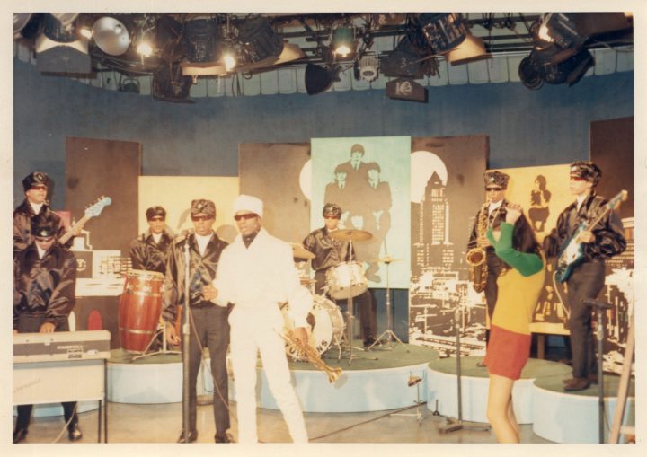 Teen Turbans color photo on TV stage