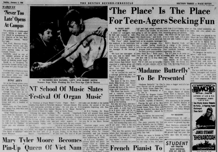 G's article in the Denton-record-chronicle-jan-02-1966-p-23