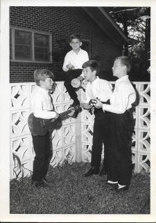 The Flying Beatles?! An early version of Buddy's Buddies, from left: Buddy, Steve Kent, Andy Waits and Phillip Parker