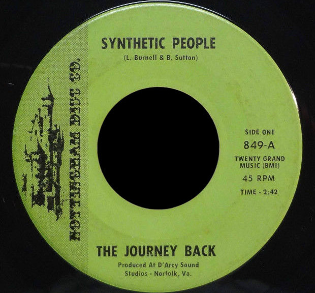The Journey Back Nottingham Disc Co. 45 Synthetic People