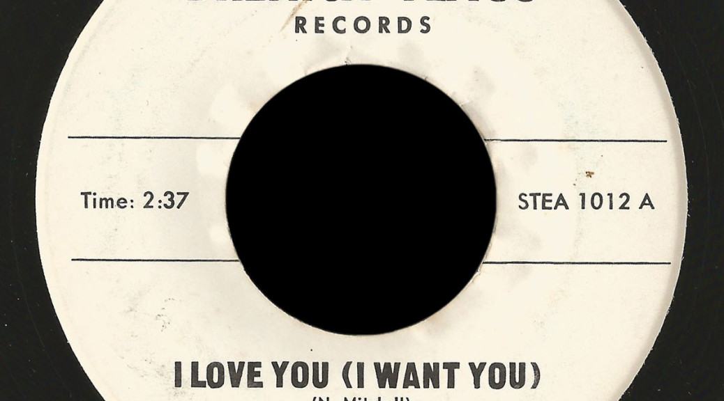 Early Americans Brenick Flagg 45 I Love You (I Want You)