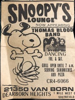 Thomas Blood Band at Snoopys