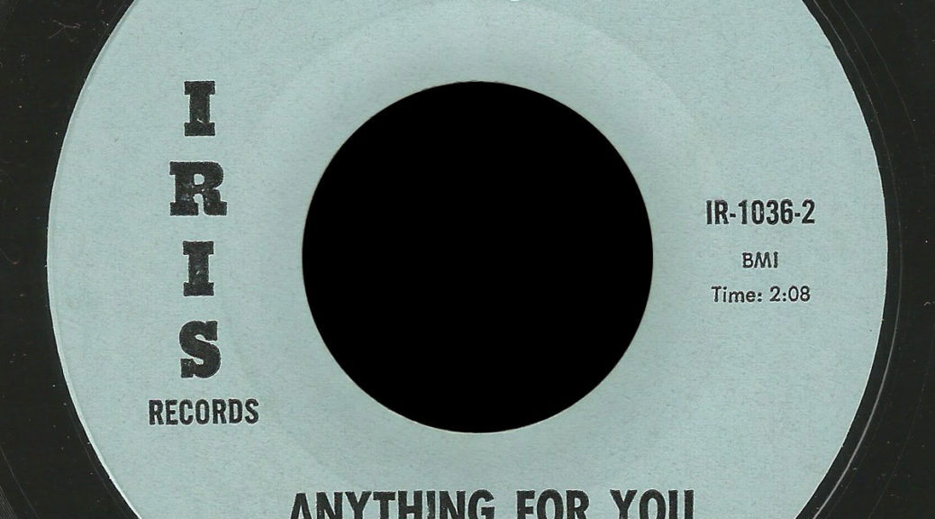 Blue Iris Records 45 Anything For You