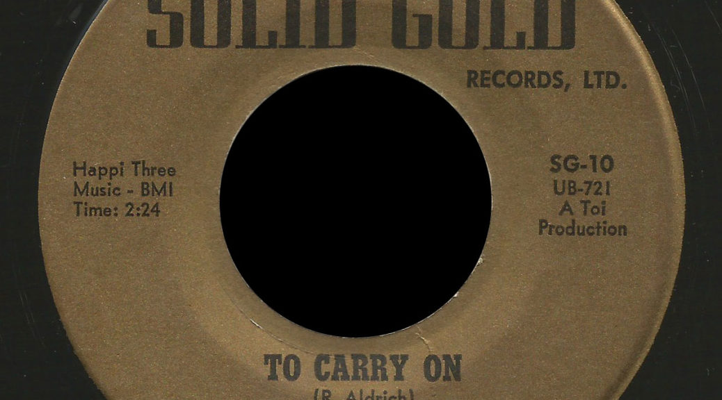 Dirty Elbows Solid Gold 45 To Carry On