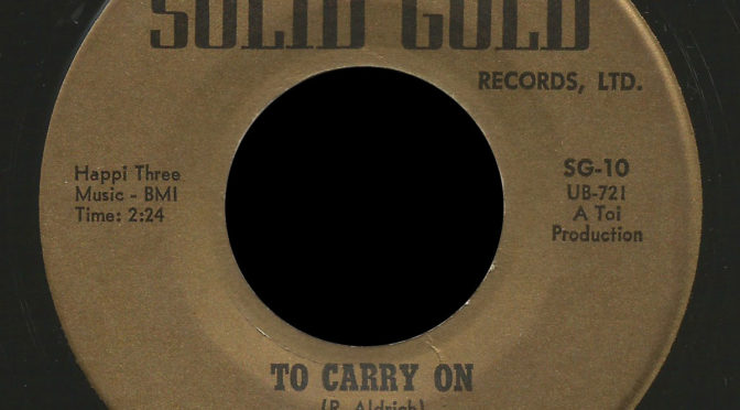 The Dirty Elbows – “To Carry On” on Solid Gold | Garage Hangover