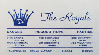 The Royals business card
