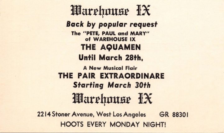 Aquamen Warehouse IX postcard
