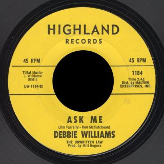 Debbie Williams Highland 45 Ask Me