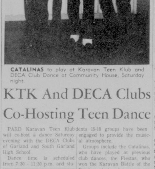 Catalinas Fiestas Sceptors Garland Daily News, April 6, 1965