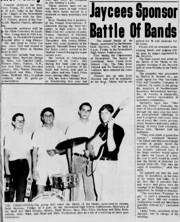 Charvonnes Shyles Klan Brownfield News, May 18, 1967