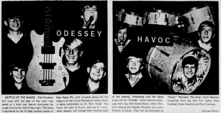 Odessey Havoc Fort Stockton Pioneer September 4, 1969