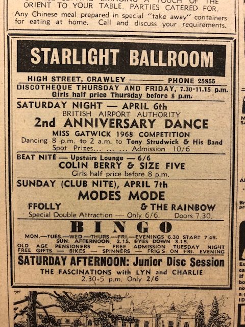 The Starlight Ballroom, Crawley | Garage Hangover