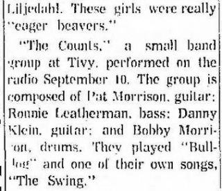 Counts, Kerrville Mountain Sun, September 18, 1963