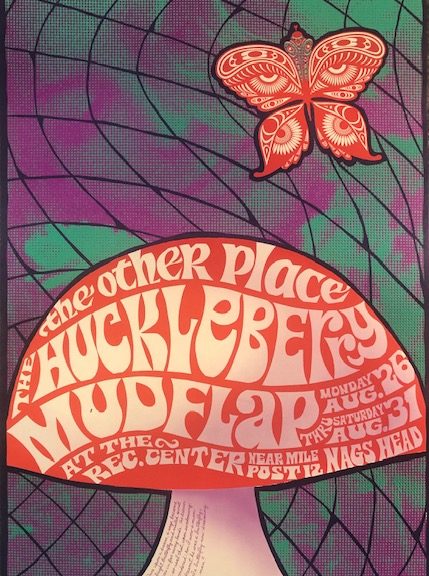 Final poster for The Other Place, featuring the Huckleberry Mudflap