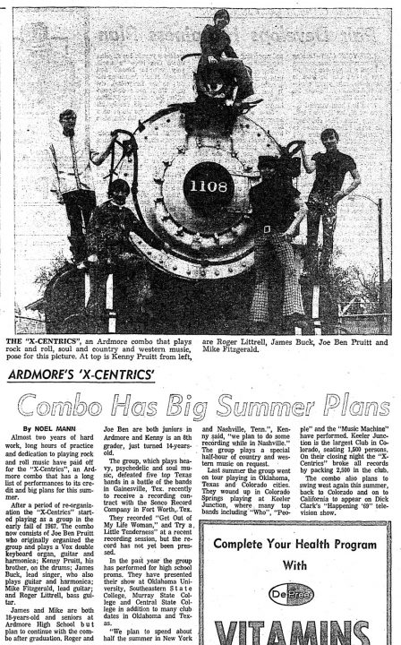 X-Centrics, Ardmore Daily Ardmoreite, April 27, 1969