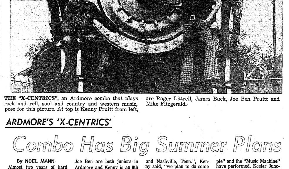 X-Centrics, Ardmore Daily Ardmoreite, April 27, 1969