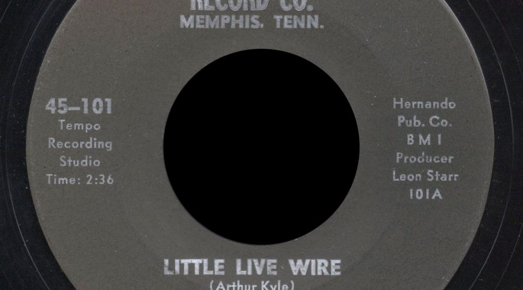 Leon Starr and the Fire Birds VU Recording 45 Little Live Wire