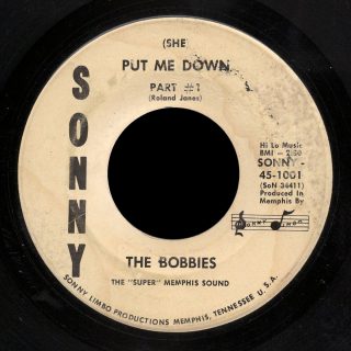 Bobbies Sonny 45 She Put Me Down Part 1