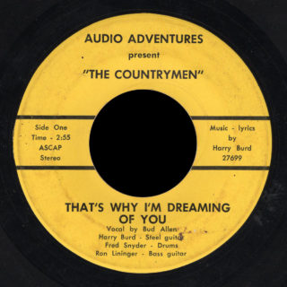 Countrymen Audio Adventures 45 That's Why I'm Dreaming of You