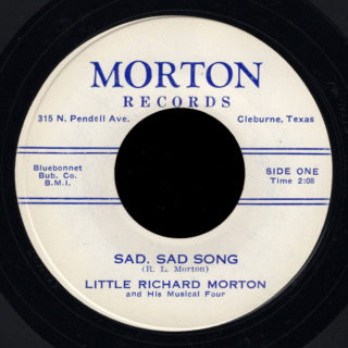 Little Richard Morton 45 Sad Sad Song