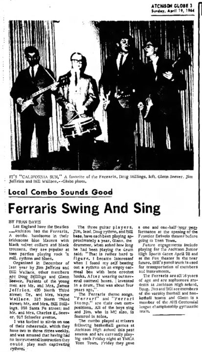 Ferraris of Atchison, Kansas on April 19, 1964