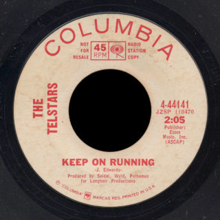 Telstars Columbia 45 Keep on Running