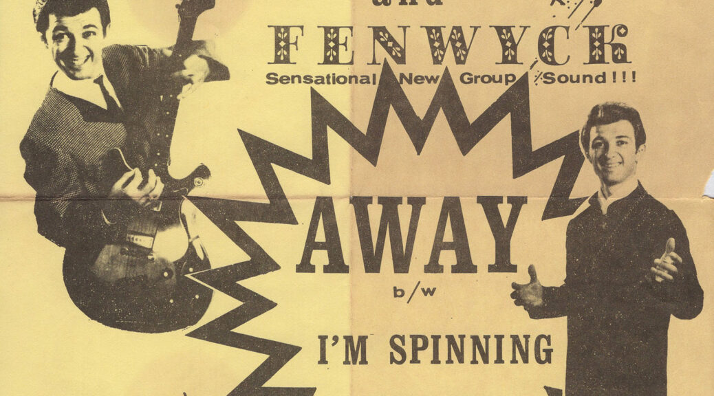 Jerry Raye Fenwyck - Away, I'm Spinning DeVille Records, Hit Talents, Aldo Distributors promo sheet