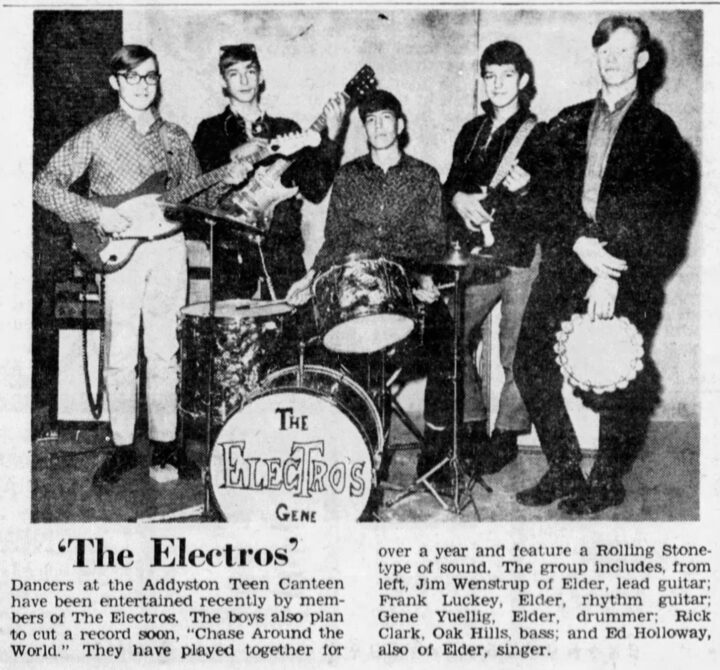 The Electros, Cincinnati Enquirer, April 8, 1967