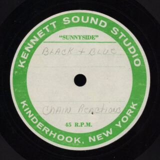 Chain Reactions Kennett Sound Studio Acetate 45 Black and Blue