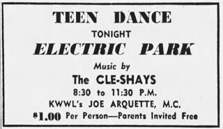 Cle-Shays, Electric Park, KWWL Joe Arquette, Courier Fri May 26, 1967