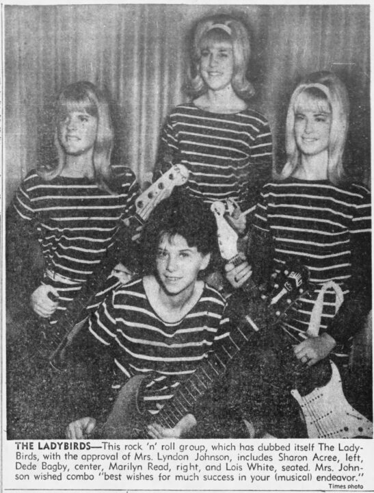 The Lady Birds featured in the Los Angeles Times, December 13, 1964