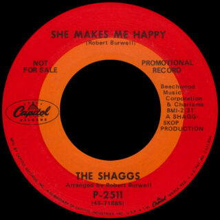Shaggs “Mean Woman Blues” / “She Makes Me Happy,” June 1969, Capitol Records