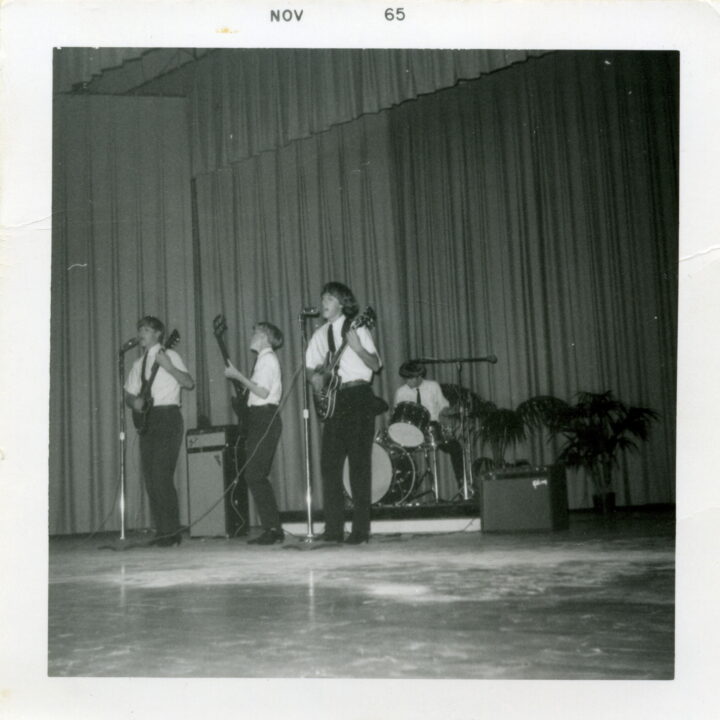 The Wild Cherries, Hampton, on stage, November 1965
